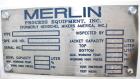 Used Merlin 250 Liter High Intensity Mixer